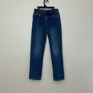 Hanna Anderson boy blue denim jeans Sz 10 (140cm)